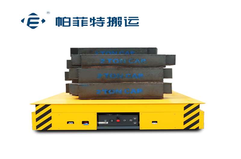 河北保定50噸自動(dòng)化軌道平板車(chē)交付成功