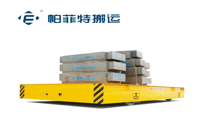 江蘇常州50噸鑄件蓄電池電動(dòng)平車(chē)發(fā)貨成功