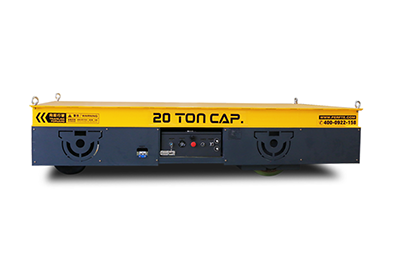 江蘇丹陽(yáng)20噸無(wú)軌電動(dòng)平車(chē)交付成功