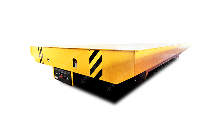 江蘇溧陽BXC-30噸蓄電池電動(dòng)平車交接成功